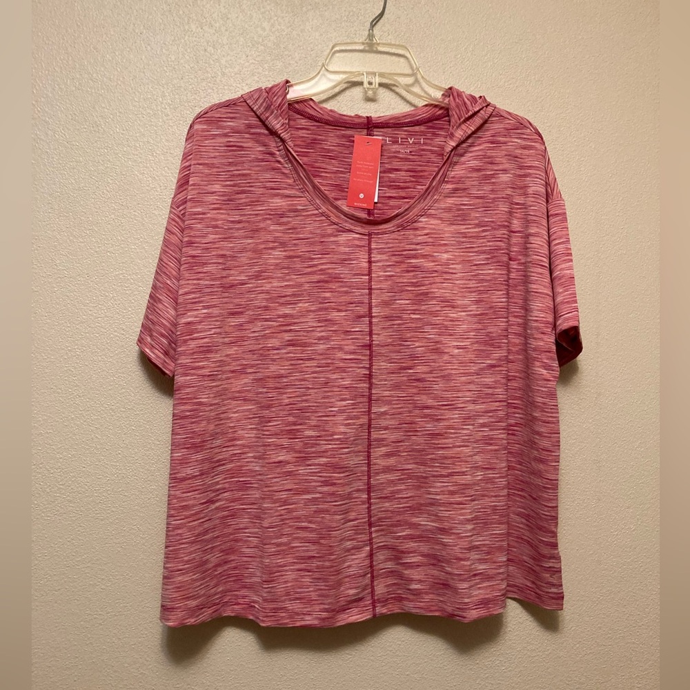 Lane Bryant LIVI Activewear Hooded Top NWT